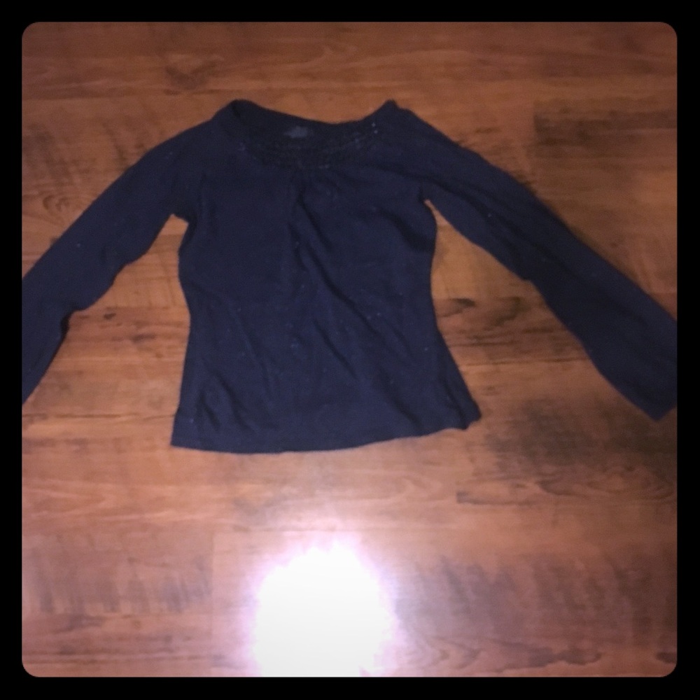 Sparkly long sleeve top